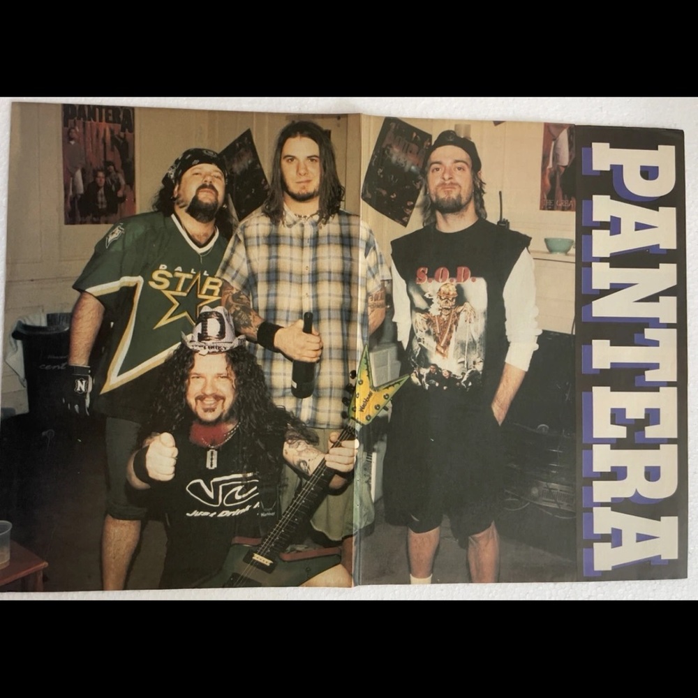 Pantera Band Centerfold